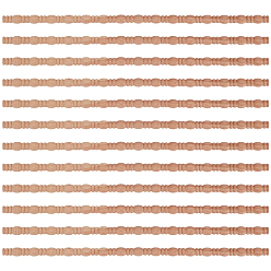 Желтая Старая Ткань  12шт. декоративная деревянная отделка, отделка стен дома, старое кружево, 400x13x7 мм