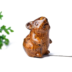 Другие Нефриты Статуэтки из натурального нефрита, мыши, статуи для украшения рабочего стола, домашнего офиса, 35 мм