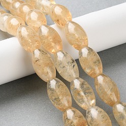 Другие Арбузы Арбуз камень стеклянные бусы пряди, баррель, 19.5~20x12~12.5 мм, отверстие : 0.7 мм, около 20 шт / нитка, 15.79'' (40.1 см)