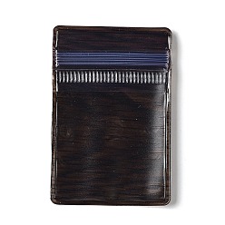 Черный Пвх почтовый замок сумки, прямоугольные упаковочные пакеты, верхние пакеты с самозапечатыванием, чёрные, 6x4 см, односторонняя толщина: 7.8 мил(0.2мм)