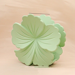 Лайм Цветочные пластиковые заколки для волос с когтями, аксессуары для волос для женщин и девочек, желто-зеленые, 75x80x45 мм