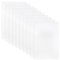 Прозрачный Полипропиленовые листы, прямоугольные, прозрачные, 299x194~200x0.2 мм