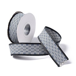 Васильковый 10 плоская нейлоновая плетеная лента в ярдах, для изготовления ювелирных изделий DIY, васильковый, 1 дюйм (25 мм)