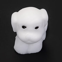 Белый Игрушка для снятия стресса в форме собаки, забавная сенсорная игрушка непоседа, для снятия стресса и тревожности, белые, 32x20x27 мм