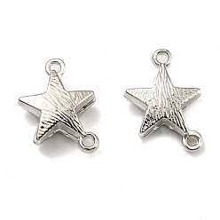 Платина Магнитные застежки из сплава, без кадмия и без свинца, звезда, долговечный, платина, 14.5x10x4.5 мм, отверстие : 1 мм