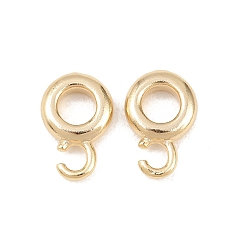 Настоящее золото 24K Поручни из латунной трубки, без кадмия и без свинца, реальный 24 k позолоченный, 14x3x9 мм, отверстие : 3 мм, внутренний диаметр: 4.5 мм