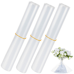 Прозрачный 50шт. пластиковые пакеты для сохранения свежести букета, свежие цветочные мешочки с водой, квадратный, прозрачные, 303x295x0.2 мм