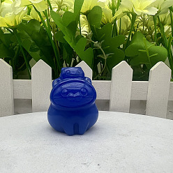 Опал Синтетический голубой опалита скульптурные украшения, для украшения стола домашнего офиса, морской туман, 30~40 мм