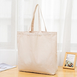 (404) Непрозрачное AB Кислое яблоко Холщовые женские сумки-шопперы, с ручкой, наплечные сумки для покупок, прямоугольные, цветочный белый, 35x40x10 см