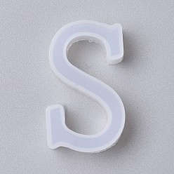 Letter S Силиконовые формы, формы для литья смолы, для уф-смолы, изготовление ювелирных изделий из эпоксидной смолы, буквы, letter.s, 4.1x2.4x1.1 см