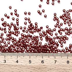 (25C) Silver Lined Ruby TOHO Round Seed Beads, Japanese Seed Beads, (25C) Silver Lined Ruby, 11/0, 2.2mm, Hole: 0.8mm, about 1110pcs/bottle, 10g/bottle