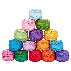 Couleur Mélangete Fils de coton pour la fabrication de bijoux, couleur mixte, 0.3 mm, 15 pcs / sac