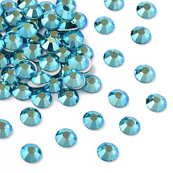 60230 200 Blue Zircon AB Preciosa® maxima crystal без горячей фиксации плоские камни, чешский хрусталь, срыв твердой мозговой оболочки, круглый(438 11 615 шатон-роза), 60230 200 голубой циркон ab, ss 16 (3.8~4 мм)