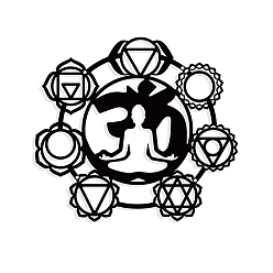 Другие Железные настенные художественные украшения, для парадного крыльца, гостинная, кухня, матовый стиль, йога, 276x300x1 мм