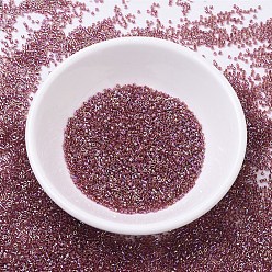 (DB0088) Светлый Топазовый AB с Ягодной Подкладкой Бусины miyuki delica, цилиндр, японский бисер, 11/0, (дБ 0088) светлый топаз с ягодами, 1.3x1.6 мм, Отверстие: 0.8 мм, о 2000 шт / бутылка, 10 г / бутылка