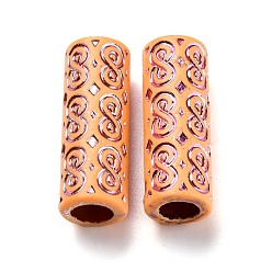 Violet Plastic Beads, Imitation Wood, Large Hole, For African Braid Reggae Hair Accessories, Violet, 30x11mm, Hole: 7mm