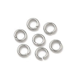 Нержавеющая Сталь Цвет Устойчивы к потускнению 304 открытые соединительные кольца из нержавеющей стали, круглые, цвет нержавеющей стали, 21 датчик, 3.5x0.7 мм, внутренний диаметр: 2.1 мм