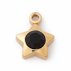 Реактивный Самолет 304 подвески из нержавеющей стали, со стразами, звезды прелести, золотые, струя, 9.5x7.5x3 мм, отверстие : 1.4 мм