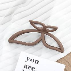 Верблюжий Пластиковые зажимы когтя волос, бабочка, верблюжие, 106x47x40 мм