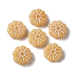 Мокасин Непрозрачные бусины лэмпворк, цветок, мокасин, 15x6 мм, отверстие : 1 мм, Около 45~55 шт / 100 г