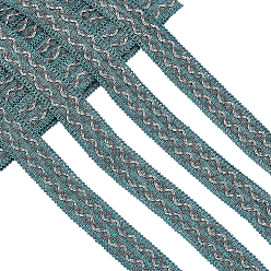 Bleu Acier Clair Ruban polyester, pour accessoires de rideaux, bleu acier clair, 1-1/8 pouces (29 mm), environ 12.58 yards (11.5m)/pc