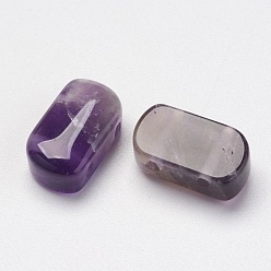 Amethyst Natural Amethyst Multi-Strand Links, Rectangle, 16x9x6mm, Hole: 2mm