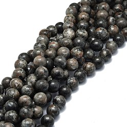 Syenite Натуральный флуоресцентный сиенитовый камень (светящийся в ультрафиолетовом свете) бусины нити, круглые, 12 мм, отверстие : 1 мм, около 33 шт / нитка, 15.35'' (39 см)