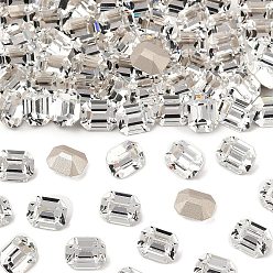 00030 Crystal Фантазийные кристаллы preciosa® maxima, чешский хрусталь, 435 34 222 восьмиугольник, срыв твердой мозговой оболочки, 00030 кристалл, 10x8 мм