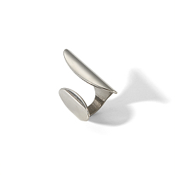 Нержавеющая Сталь Цвет Регулируемое кольцо для открытия рта, преувеличенные 304 ювелирные аксессуары из нержавеющей стали, цвет нержавеющей стали