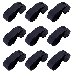 Black PVC Bicycle Rim Liner Strips, Bike Tire Liner Tape, Black, 1170x20x0.5mm, Hole: 9mm