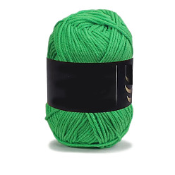 Средний Морско-зеленый 4 пряжа из молочного акрилового волокна для тафтинговых ковриков, пряжа амигуруми, пряжа для вязания крючком, для свитера, шапки, носков, детских одеял, средний морской зеленый, 2.5 мм, около 113.74 ярдов (104 м) / моток