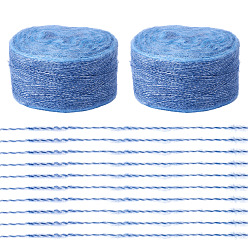 Светлый Стально-синий Сегментированная окрашенная пряжа для вязания, пряжа мохер, для пледов подушки поделки из пряжи крючком, светло-стальной синий, 1 мм