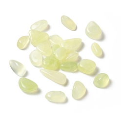 Jade Nouveau Nouvelles perles de jade naturelles, pas de trous / non percés, nuggets, 16~33x13.5~22x9~15mm, environ95 pcs / 500 g