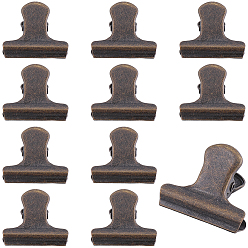 Antique Bronze 12Pcs Iron Clips, Office & School Supplies, Antique Bronze, 26x30.5x17mm