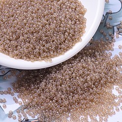 (RR2371) Прозрачный Блеск Календулы Миюки круглые бусины рокайль, японский бисер, 11/0, (rr 2371) прозрачный бархатный блеск, 2x1.3 мм, отверстия : 0.8 mm, около 50000 шт / фунт