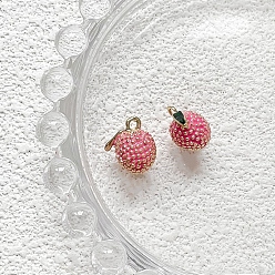 Питайи Сплав эмали прелести, фруктовое очарование, золотой свет, питайи, 13x9 мм