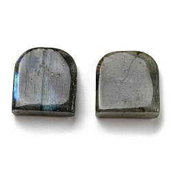 Labradorite Natural Labradorite Pendants, Square Charms, 24~24.5x22~22.5x8~9mm, Hole: 1.5mm