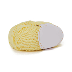 Yellow Cotton Yarn, for Weaving, Knitting & Crochet, Yellow, 2mm
