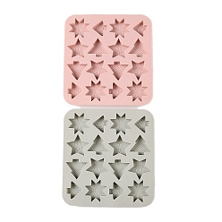 Couleur aléatoire Moule en silicone de qualité alimentaire bricolage, moules à gâteaux, couleur aléatoire, 159x168x10mm, diamètre intérieur: 27~38x30~38 mm