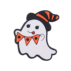 (7BDF) Прозрачный морозный бирюзовый Силиконовые фокусные шарики, для Хэллоуина, призрак, призрачный белый, 28x25 мм