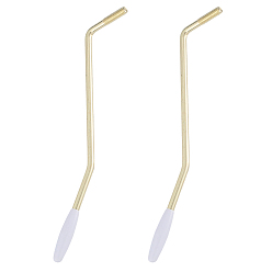 Золотой Гитарный рычаг тремоло из железа и пластика, плоская фиксация на шпильке для электрогитары, золотые, 185x5~9.5 мм