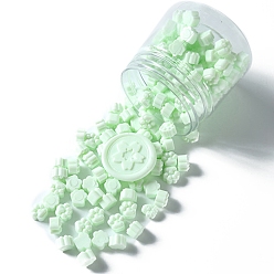 Мята молочно-белая Отпечаток лапы частицы сургуча, для ретро печать печать, мятный крем, 9.5x8.5x6 мм