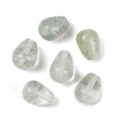 Нектар Окрашенные бусины из натурального кварца, слеза, нектар, 11.5~13x9~9.5 мм, отверстие : 1~1.2 мм