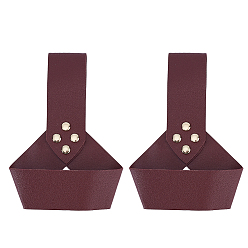 Седло Коричневый 2 шт. ножны для ножей и мечей из искусственной кожи, держатель поясного ремня, аксессуары для ретро средневекового костюма, седло коричневый, 152x103x14 мм