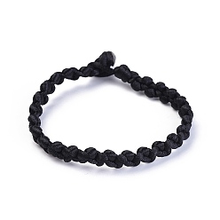 Черный Плетеные шнуры из нейлона, чёрные, 7-1/2 дюйм ~ 7-5/8 дюйм (19~19.5 см), 7.5~8x3.5 мм