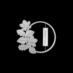 Ring Углеродистая сталь разрезает трафареты, для diy scrapbooking, Фотоальбом, декоративная бумага для тиснения, кольцо, 126x153 мм