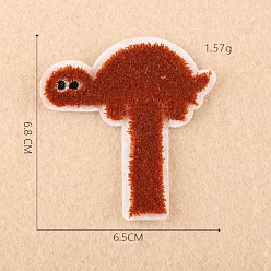 Letter T Computerized Embroidery Cloth Iron on/Sew on Patches, Costume Accessories, Appliques, Letter, Letter.T, 6.8x6.5cm