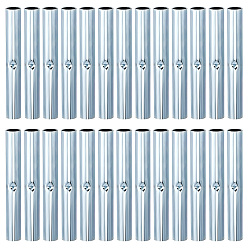 Платина 60шт. железные трубки для ремонта стоек палатки для кемпинга, платина, 62x8.5 мм, внутренний диаметр: 7.5 мм