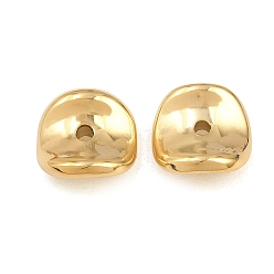 Echt 14 k vergoldet 304 Edelstahl-Abstandhalter-Perlen, gebogene Scheibe, echt 14 k vergoldet, 12x4 mm, Bohrung: 1.8 mm