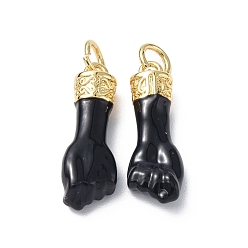 Черный Эко-подвески с покрытием из латуни и эмали, долговечный, реальный 18 k позолоченный, с целью перехода в кольце, ручное очарование, чёрные, 20x7x4.5 мм, Перейти кольцо: 5x0.8 мм, 3.4 мм внутренним диаметром